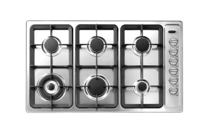 سطح بلت ان غاز كلفنيتور 6 عيون 90 سم مفاتيح جانبيه KRBH-ASCLTPO-196/X