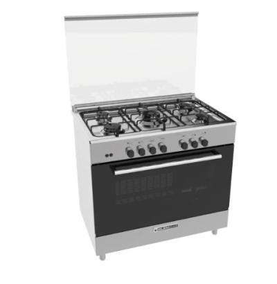 مطبخ جليم غاز 60*90، 5 شعلات، أمان تام ـ أستيل - AL9612GIFS