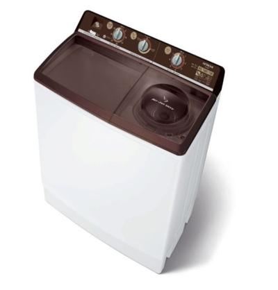 غسالة حوضين هيتاشي 17 كيلو غسيل (ابيض غطاء بني) موديل PS- 1700FJDBR(ME)