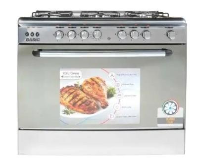 فرن بيسك 60*90 5عين غاز BOR9060 مروحه عيون ايطالى