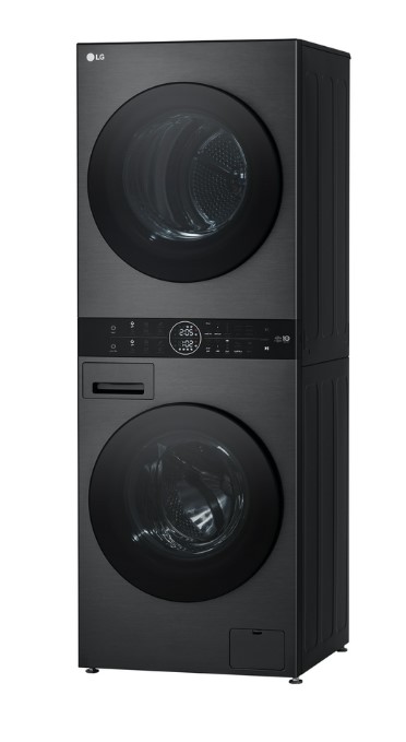 لاندري سنتر ال جي 13 كيلو غسيل 10 ك تنشيف بالتكثيف انفرتر واي فاي اسود