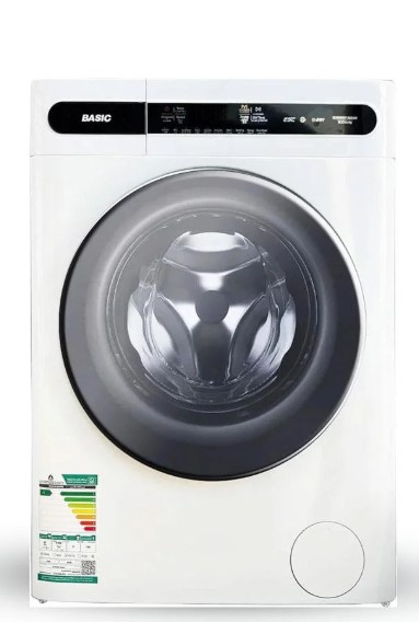 غسالة بيسك أوتوماتيك 8 كجم تنشيف 100% - BAWMDF-M08W