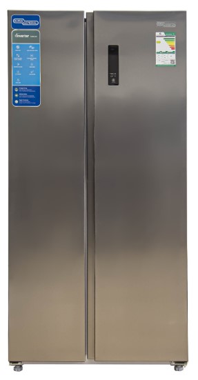 سوبر جنرال ثلاجة دولابي بابين، مقاس 22 قدم، 622 لتر ، تحكم الكتروني، شاشة LED - استيل - KSGR896SBS