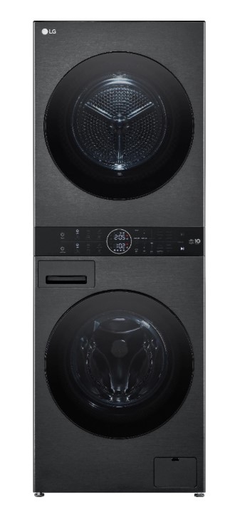 غسالة سنتر ال جي 13 كيلو غسيل 10 ك تنشيف بالتكثيف انفرتر واي فاي اسود - WK1310BST(AE)