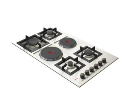 سطح كيتشن لاين 4 عين غاز + 2 عين كهرباء موديل  JE4008